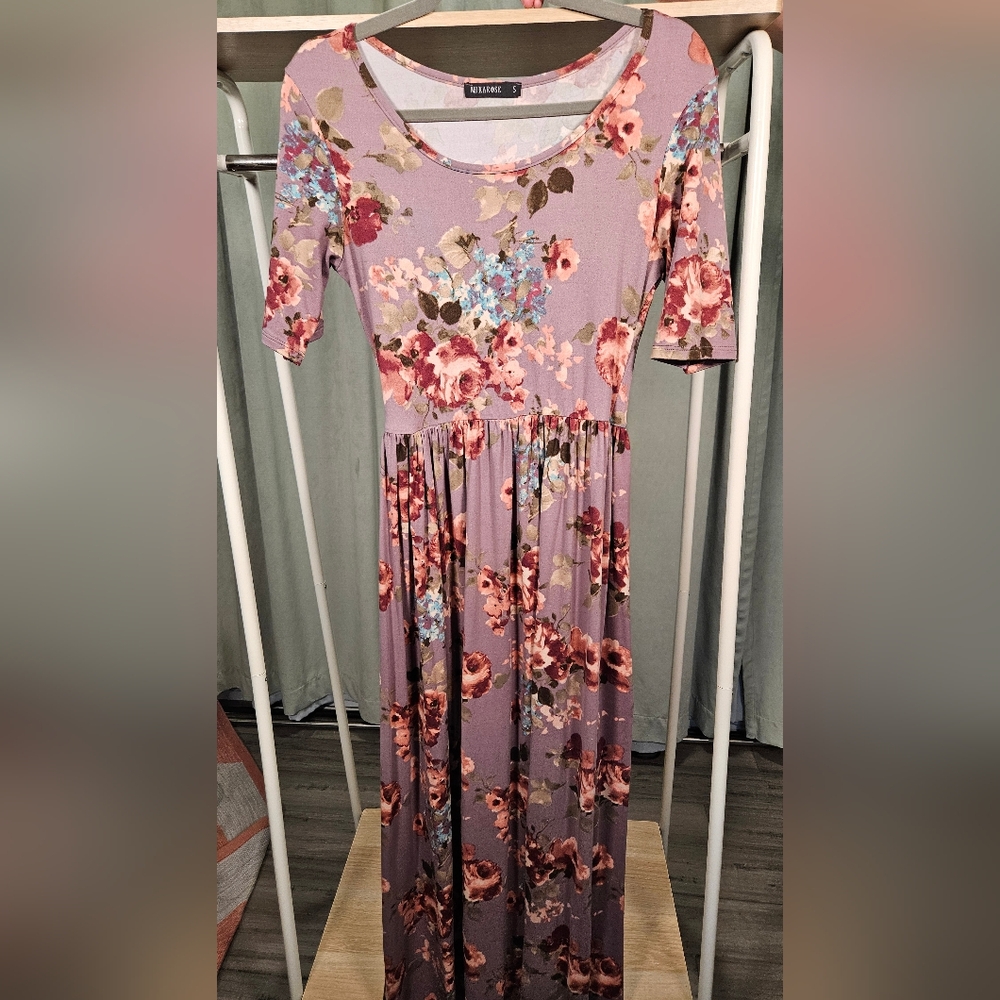Lavender Floral dress
